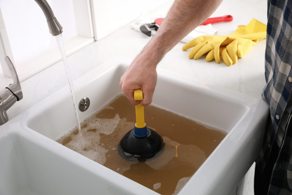 Kitchen Sink Drain Cleaning